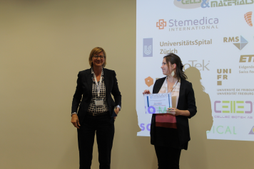 Emma Cavalli Poster Award Emma Cavalli receiving the award